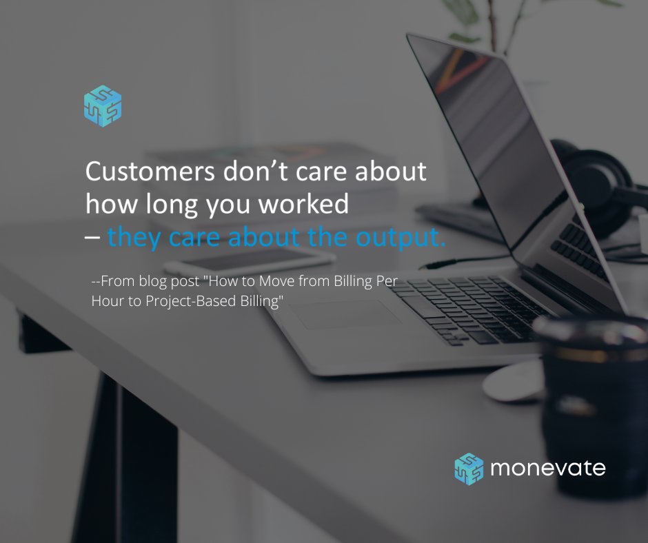 Billing per hour? Your customers don't care about how long you worked—they care about the output.

A project-based billing system, where companies charge a fixed fee for a certain output regardless of how long it takes, may be the price structure you need. bit.ly/3wQzL5s