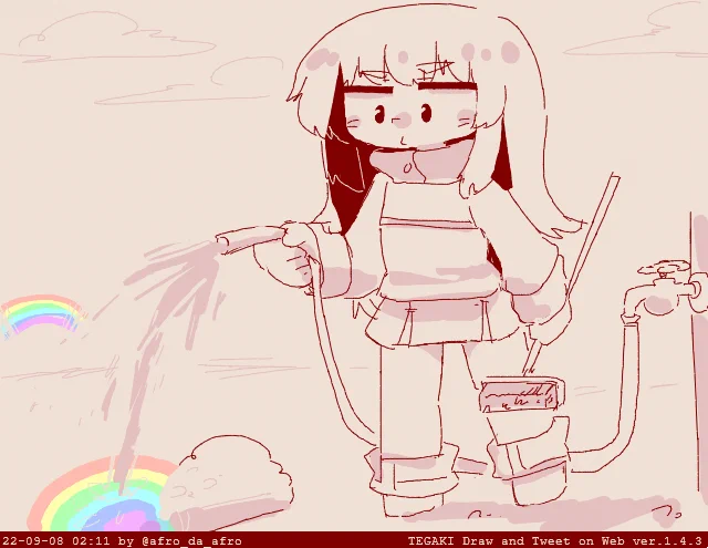 2時じゃん・・・?? #tegaki_dt 