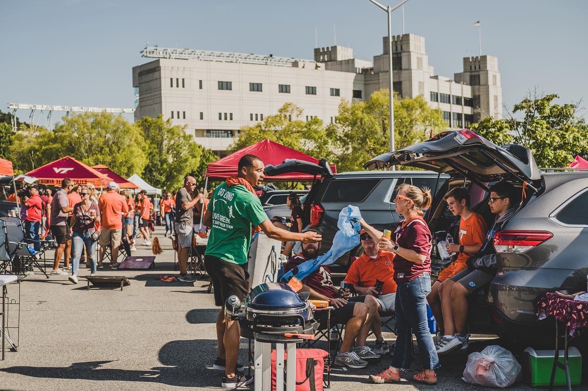 VTFacilities's tweet photo. Sign-ups for the Game Day Green Team are now open! ♻️

Join this group of volunteers in promoting sustainable practices during Virginia Tech home football games 🏈

Visit @VTsustainable for sign up info! 💚 https://t.co/6Gjqqm9bWc