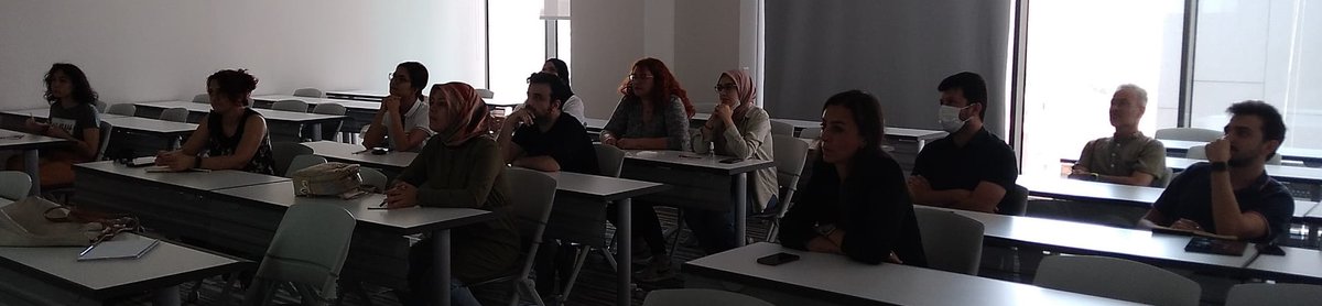 BiomedEngACU's tweet photo. Today Dr Sandrine Cammas-Marion @CammasMarion  @chimie_ISCR was with us thx to a bilateral @Tubitak  project with @Fab_Dumoulin and Dr. Emel Önal Dumanoğlu @DogusUniv
Great talk about her works on Peptide Decorated Biocompatible Nanoparticles Targeting Hepatoma Cells! https://t.co/fUY9CIxjz2