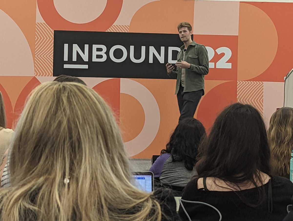 ADGCreative's tweet photo. Improving #SEO content strategy? Yeah, we can do that. What a valuable session with @Roryhope at #INBOUND22! @INBOUND https://t.co/Gj0ACAbCth