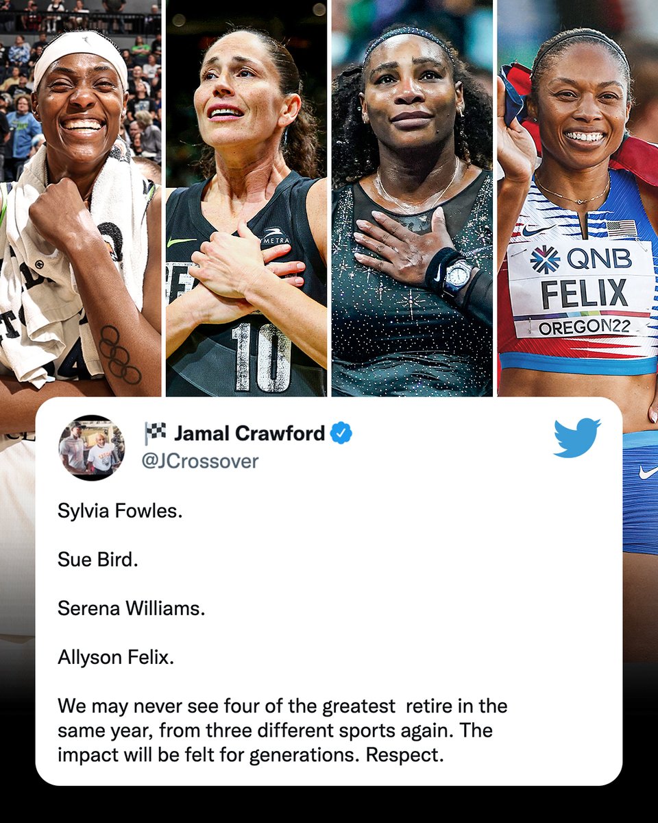 Greatness in every sense of the word 👏

(via <a href="/JCrossover/">🏁 Jamal Crawford</a>)