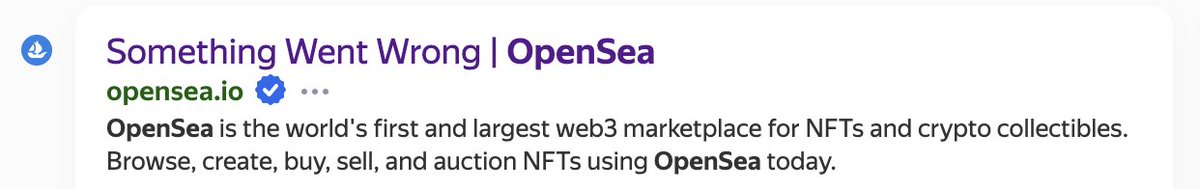 Why am I not surprised
#opensea