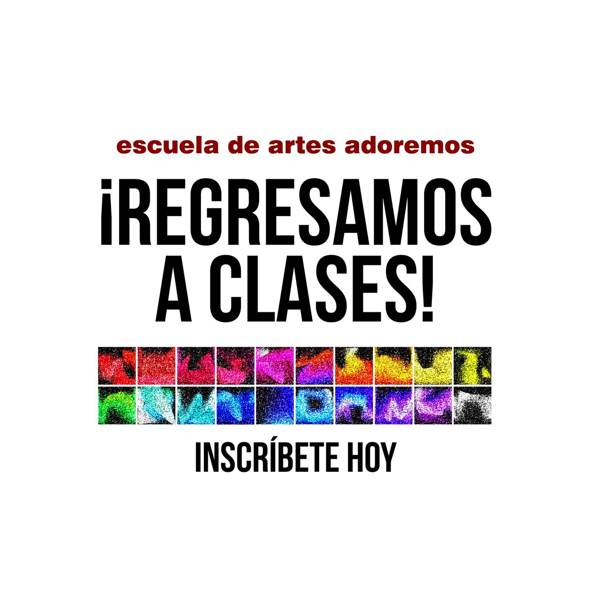 adoremos_net's tweet photo. ¡Canto! ¡Baile! ¡Música! ¡Teatro!
Inscríbete aquí: https://t.co/wsFNeWFxoI https://t.co/szVLfRXQcK