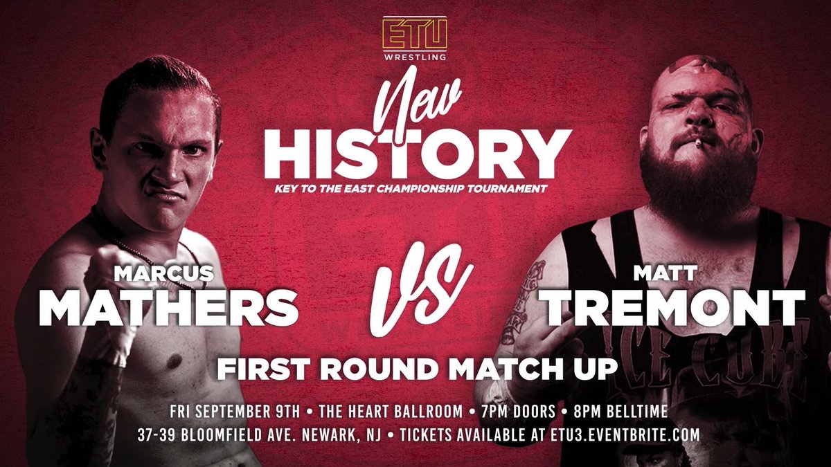 NHBTheChains's tweet photo. THIS FRIDAY 🏆 

Our Friends at @etuwrestling have put together a true ONCE IN A LIFETIME ONE NIGHT TOURNAMENT! 

LIVE! THIS Friday September 9th - The Heart Ballroom in NEWARK NJ - 8PM BELLTIME 

🎟: https://t.co/s0aZBYb05V 

Can’t make it? 

Watch LIVE only on IWTV! https://t.co/QOktCZ5Csn