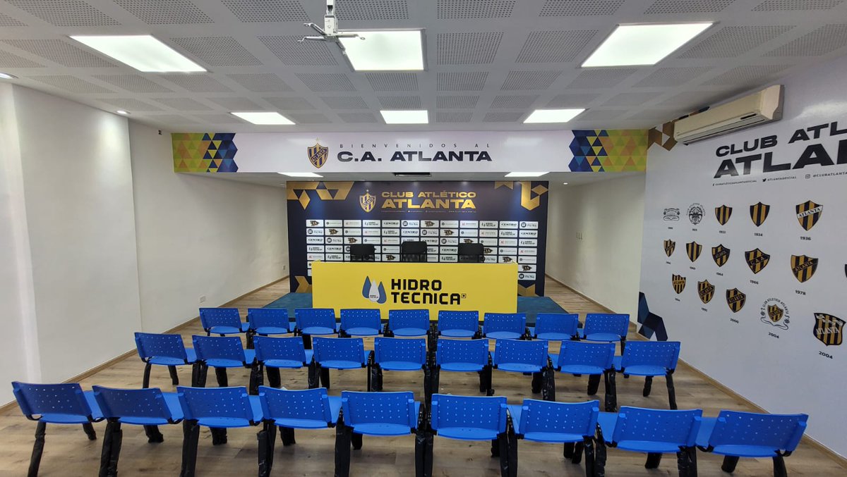 Nueva sala de prensa, Atlanta crece . Siempre para adelante 💪