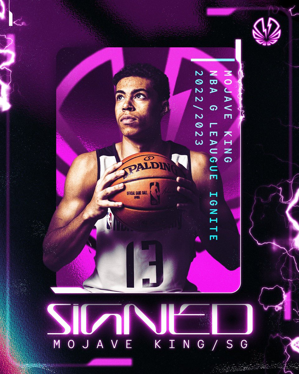 a move fit for a King 👑 <a href="/nbaacademy/">NBA Academy</a> alum <a href="/Mojaveee/">Mojavee King</a> officially joins Ignite #ShockTheSystem