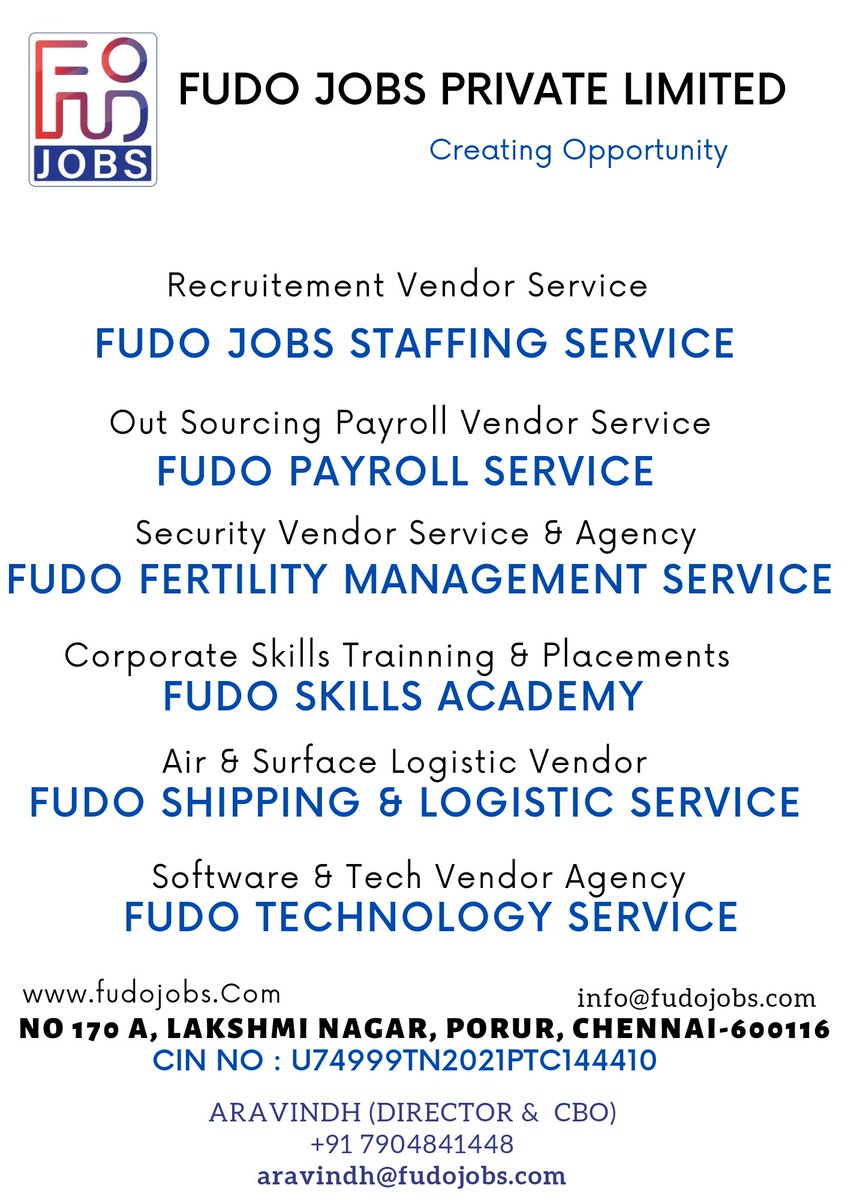 Fudo Jobs Private Limited (@fudojobs) / Posts / X