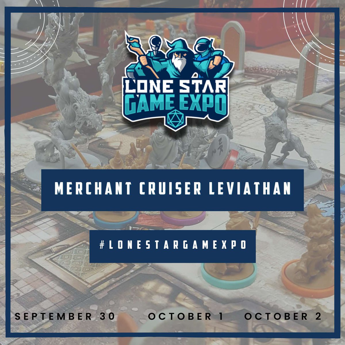 LSgameexpo's tweet photo. You are tasked with rescuing a crew of fifty boarding the Merchant Cruiser Leviathan. Are you ready to tap into uncharted waters? 

Only a few weeks before the #LoneStarGameExpo begins on September 30th at Grapevine. https://t.co/7MoBOZyVbo