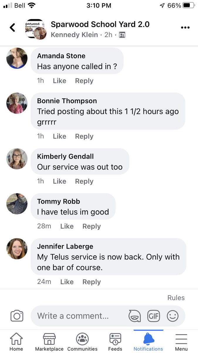nemanishen's tweet photo. @TELUS @TELUSsupport @Bell_MTSHelps  all these people have had issues. This was one example a few weeks ago. Stop telling us to get land lines, that’s it’s our devices( I just got a new device) and that nothing is wrong https://t.co/ztgKXI4WVY
