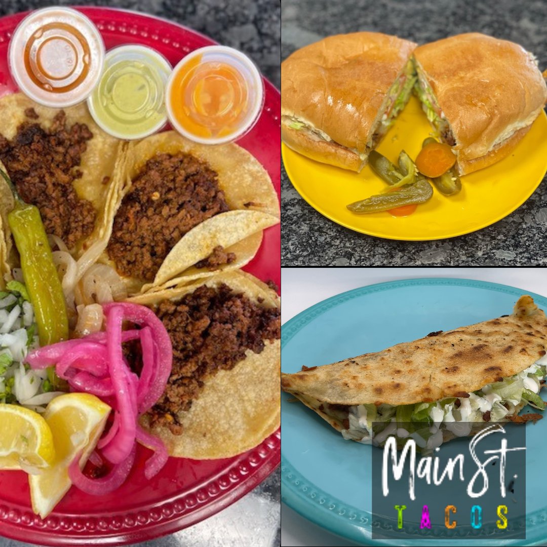 Main_St_Tacos's tweet photo. What's your pick for the midweek today?
#QUEKAS 
#tortas 
#tacos 
📍137 N Main St, Mansfield, TX, or order through -->> https://t.co/peQLIfsDc1 https://t.co/OsVfT8Wuus