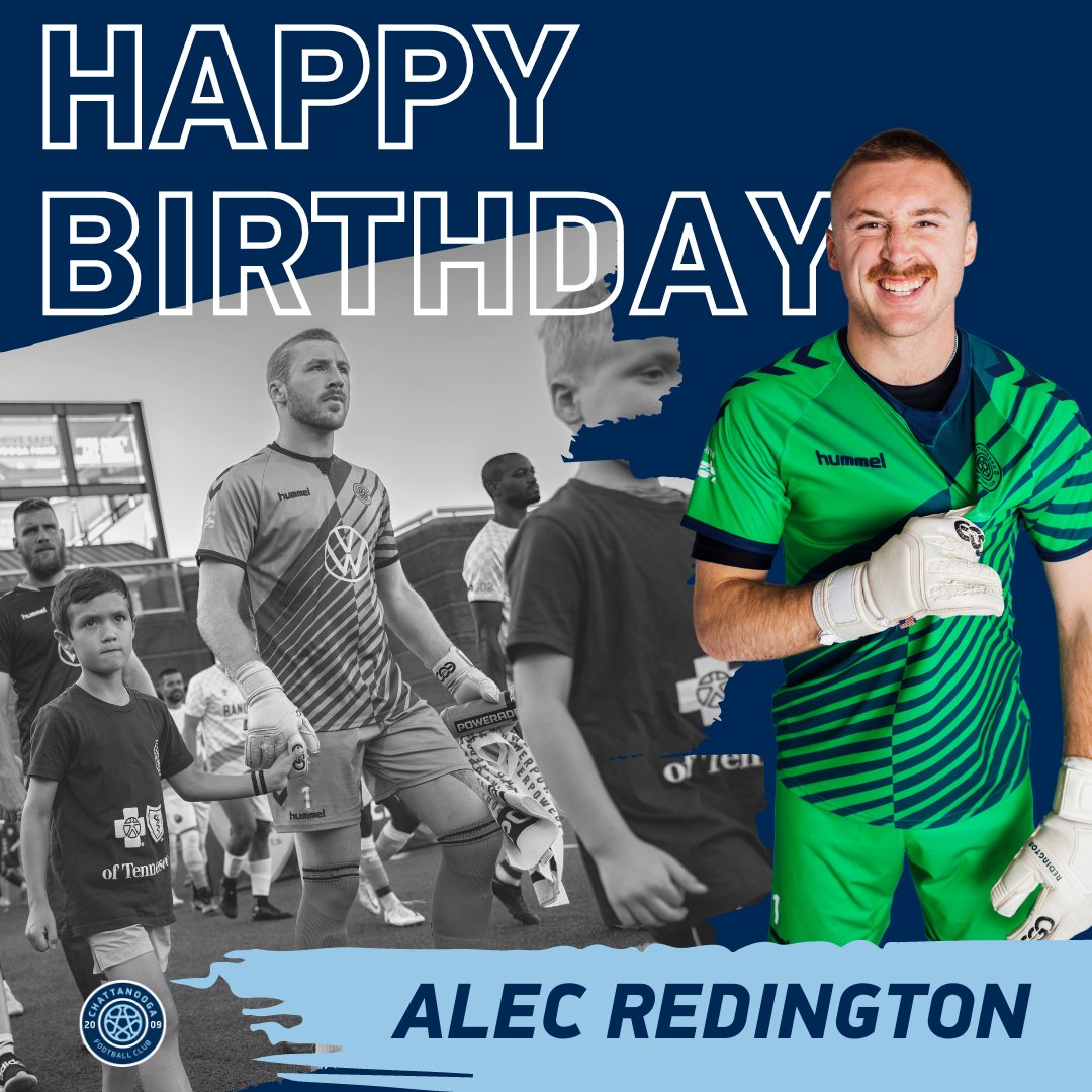 ChattanoogaFC's tweet photo. It's National Alec Redington Day! We checked the calendar. Happy birthday, @alec_redington.🎂 https://t.co/1vWbq39VQq