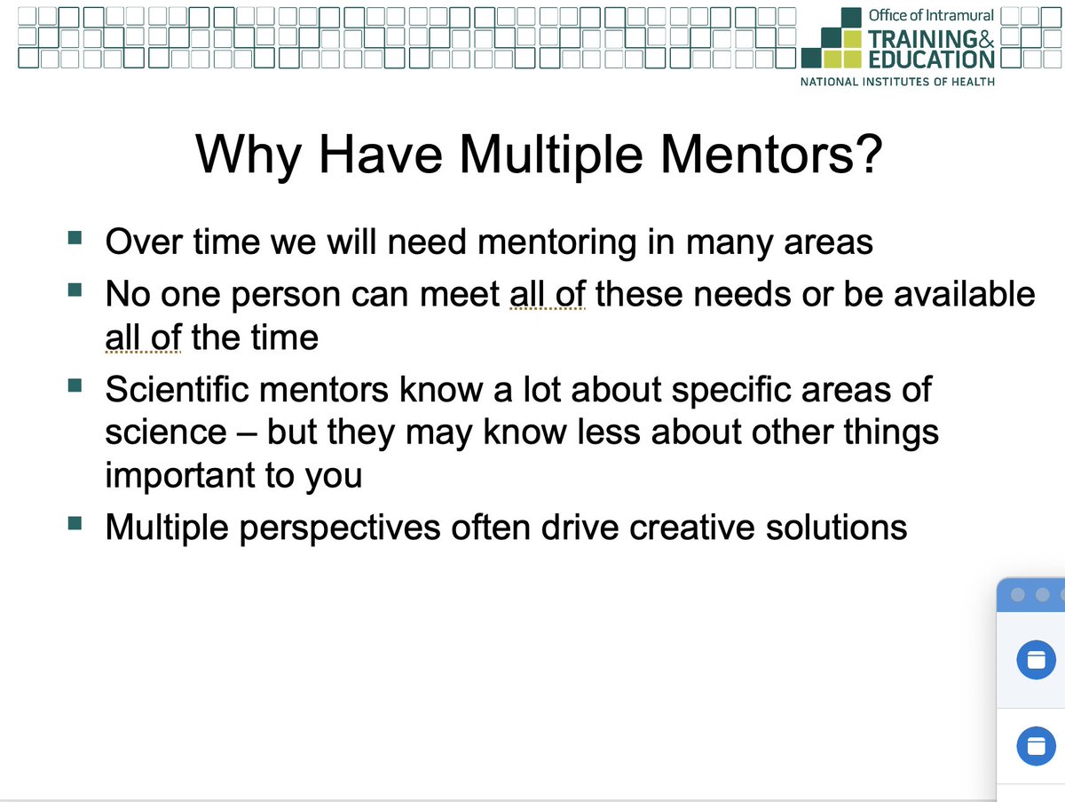I got to spend a few hours today talking about successful experiences with new <a href="/NIH/">NIH</a> postbacs. Here are a few slides from the presentation.