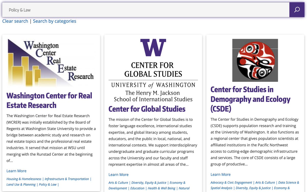 Urban@UW (@urbanuw) on Twitter photo Are you interested in research on policies and laws related to cities? Over 32 labs and centers and 130 scholars do this work across <a href="/UW/">University of Washington</a>. Check them out here:
urban.uw.edu/inventories-ga… Are you interested in research on policies and laws related to cities? Over 32 labs and centers and 130 scholars do this work across <a href="/UW/">University of Washington</a>. Check them out here:
urban.uw.edu/inventories-ga…