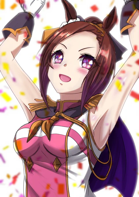 #ウマ娘うちの委員長がことあるごとに「バック・シーン バック・シーン!!」って 叫ぶんですがなにか よくないものでも 見てきたのだろうか? 