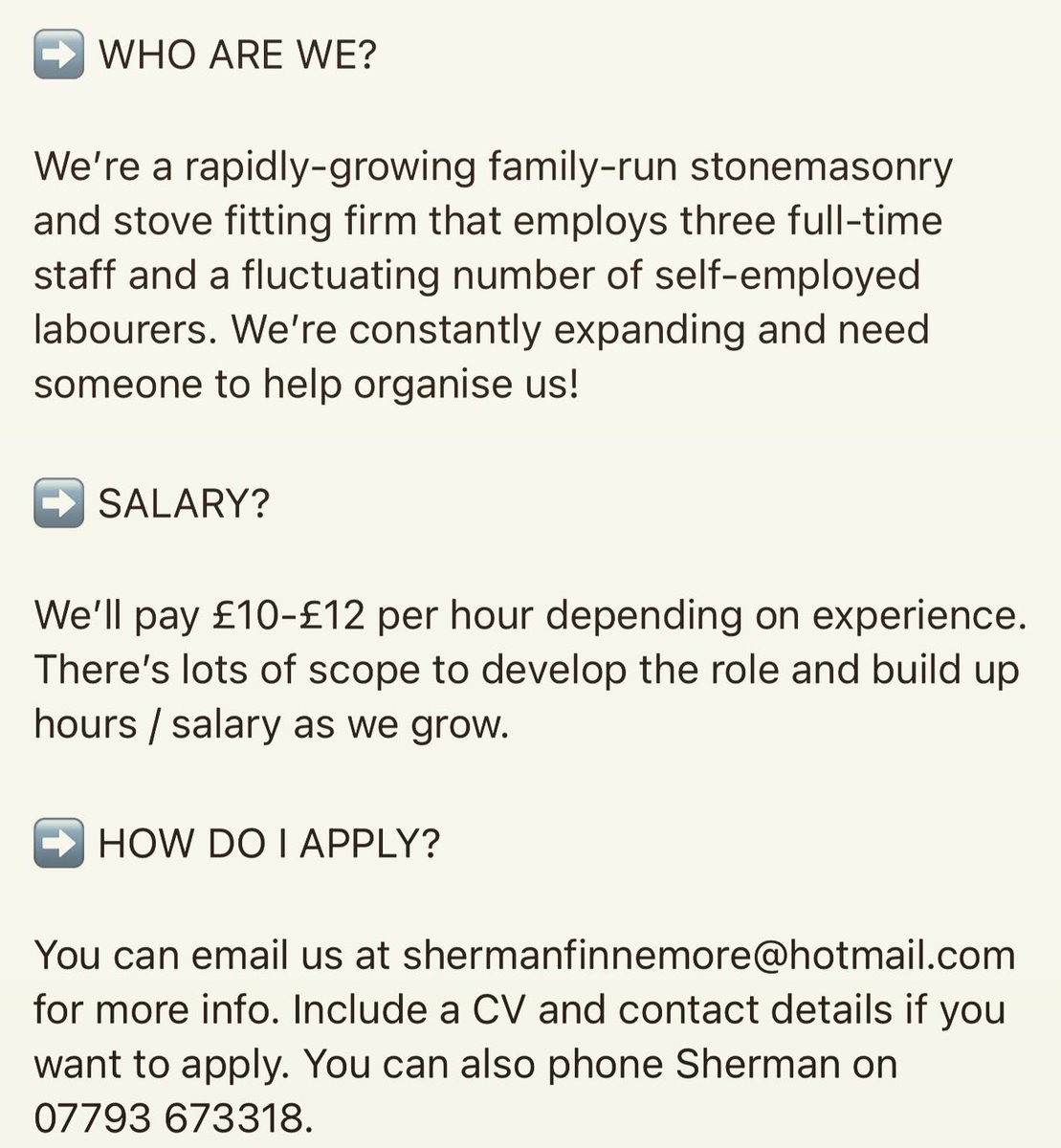 We’re hiring 💻 ⬇️⬇️