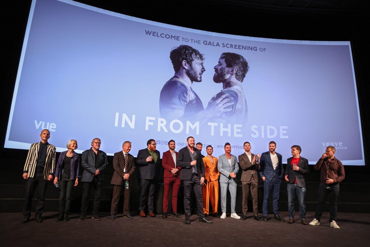 infromtheside's tweet photo. Such a fantastic turnout and response at the sold-out Leicester Square @vuecinemas red carpet gala screening with Q&A last night, ahead of next week's UK general cinema release on the 16th September! https://t.co/QkqPbsIGjN