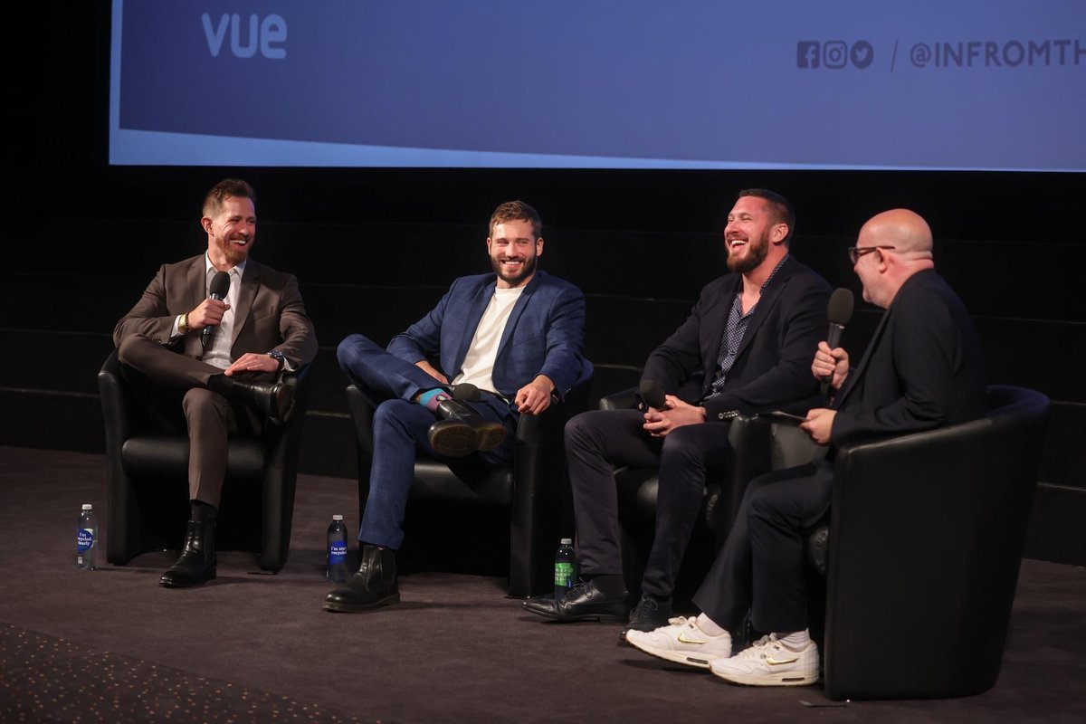 infromtheside's tweet photo. Such a fantastic turnout and response at the sold-out Leicester Square @vuecinemas red carpet gala screening with Q&A last night, ahead of next week's UK general cinema release on the 16th September! https://t.co/QkqPbsIGjN