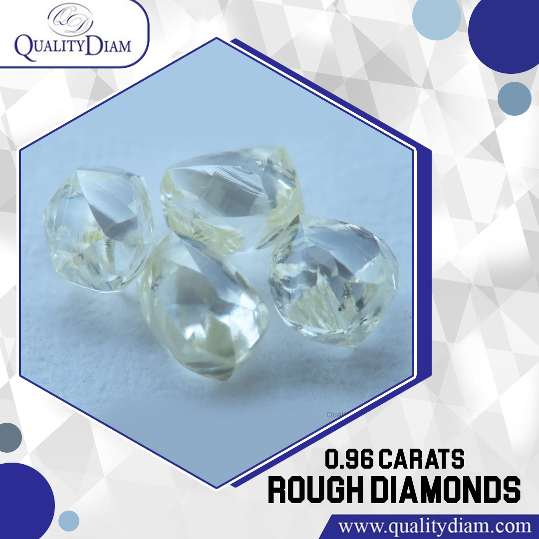 0.96 Carats Rough Diamonds

NUMBER OF DIAMOND(S): 4
WEIGHT: 0.96 Carats.
COLOR: I
CLARITY: 3 diamonds are VVS1 & 1 diamond is VS1.
SHAPE: Fine Mackles.

qualitydiam.com/collections/ma…

#roughdiamonds #diamonds #naturaldiamonds #genuinediamonds #uncutdiamonds #diamondcarats