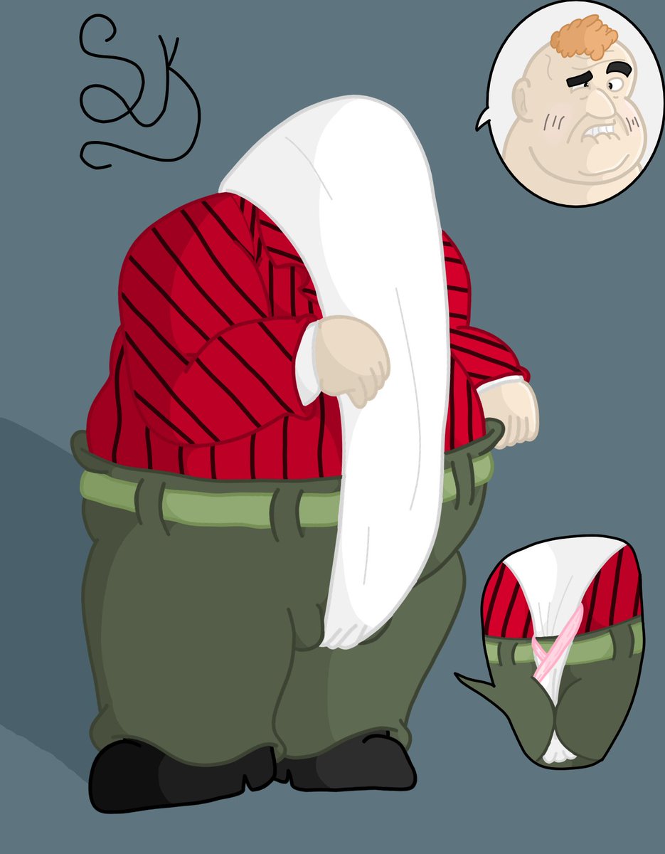 BNiamoto's tweet photo. Baku: Well now, it has been a while since we've last seen a Cocoon Wedgie, so for today's #WedgieWednesday we're bringing it back. Our "Volunteer" is Gagman from the Plastic Man comics. I bet he's regretting wearing the extra stretchy whities. #SumoKun #Gagman #PlasticMan #Wedgie https://t.co/gDfxxllnPS