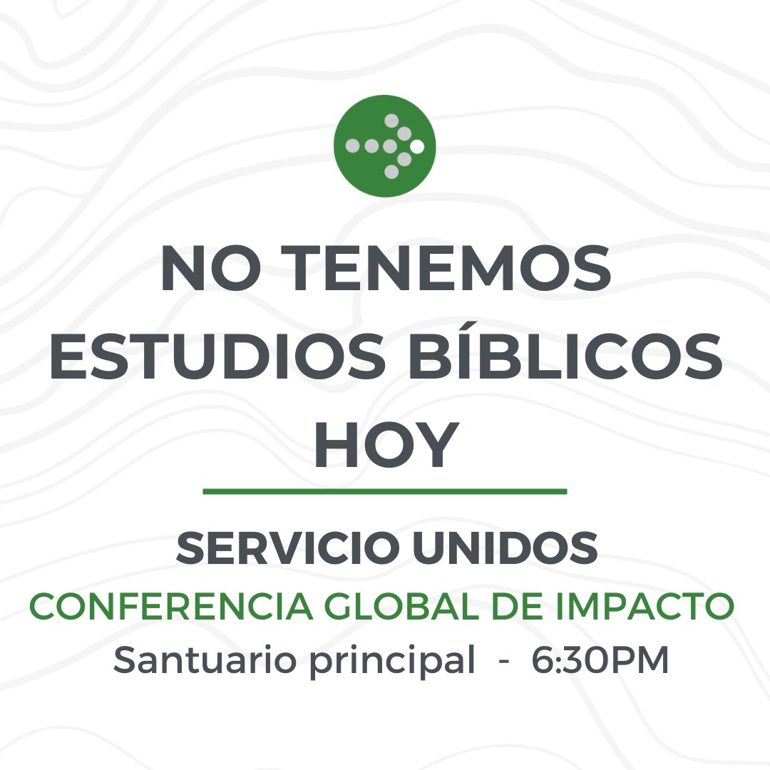 ¡NO tenemos estudios bíblicos hoy!

Estaremos en el santuario principal con la iglesia madre para participar de la Conferencia Global de Impacto; 

Ven a aprender cómo defender su cosmovisión cristiana y el adoctrinamiento de la ideología de género.