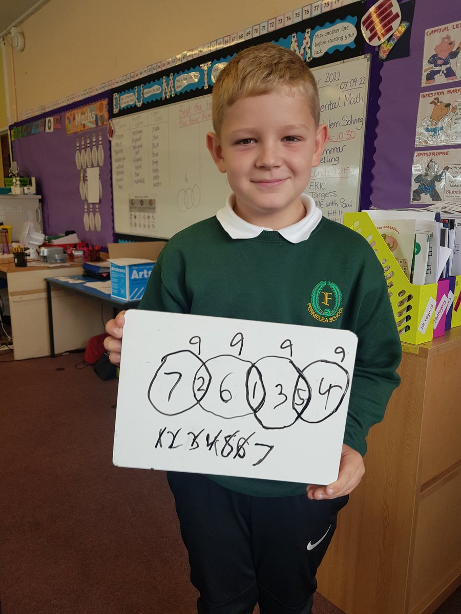 Today we enjoyed some problem solving. Children were tasked to arrange numbers into the circles to add up to the same number then create squares using straws. It was quite challenging but great team work and language used to discuss <a href="/FernieleaSchool/">Fernielea School</a>