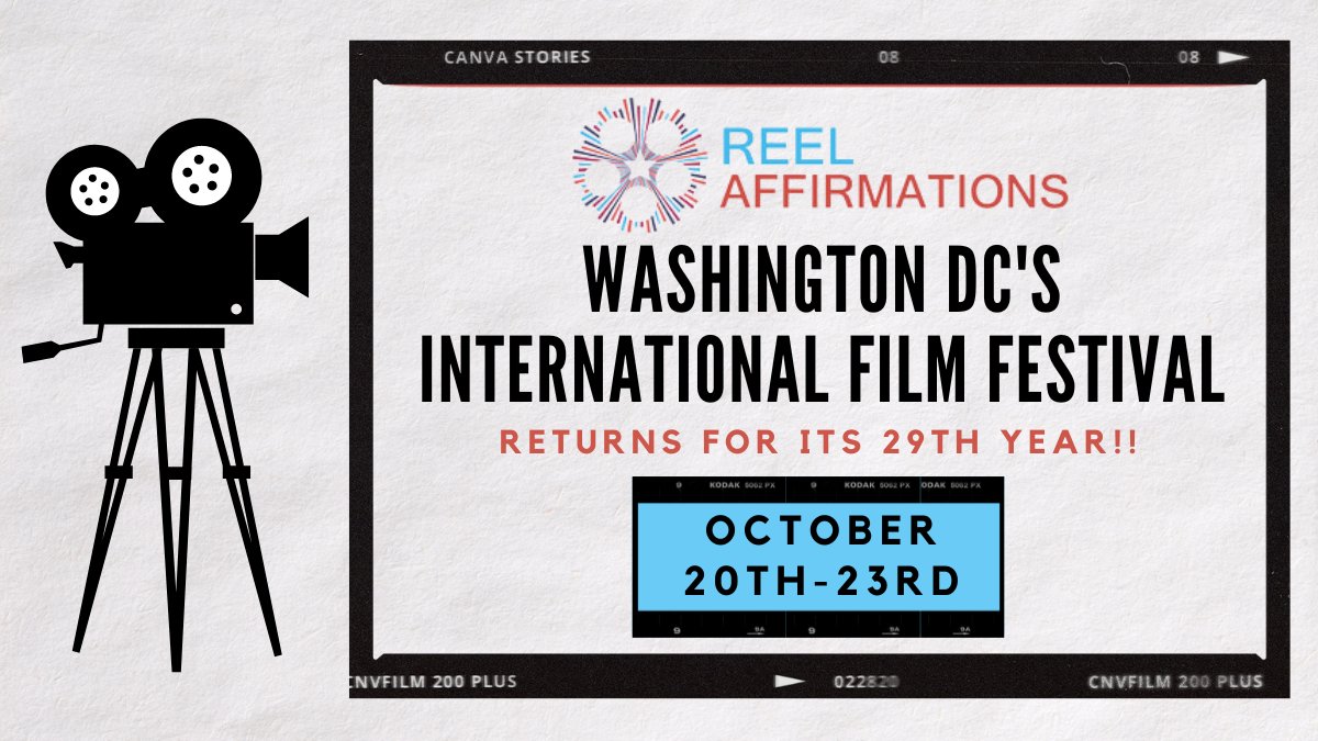 reelaffirmation's tweet photo. Our Reel Affirmations: Washington D.C's International LGBTQ Film Festival returns for its 29th year October 20th-23rd!!

Sign up for the latest updates and find more information at https://t.co/JVBLNqovhQ! https://t.co/IRbV58gv9Z
