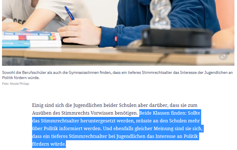 evppev_be's tweet photo. Die Meinung von jungen Menschen zur Abstimmung über #Stimmrechtsalter16 @Kanton_Bern.
#Abst22 #BEVote @jevp_ch @stimmrecht_16 
👉https://t.co/QotUE6Xqqa https://t.co/4IOTo1aVzz