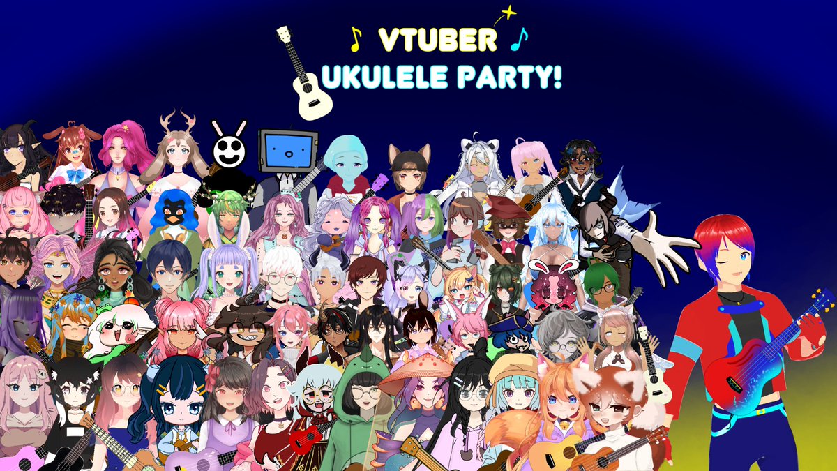 Amewa_Takahashi's tweet photo. #TakaOnAir
Wind the strings, check the tune and get into posture fellas because it's time for THE NEW VTUBER UKULELE PARTY COLLAB!

4 SESSIONS ATTENDED BY THE TOTAL OF 64 FELLOW UKERS

CHECK THREAD FOR DETAILS LIKE MEMBER LIST AND SESSION

#ENVtuber #VTuber #VCarePackage #Ukulele https://t.co/aBrYi15SZ9