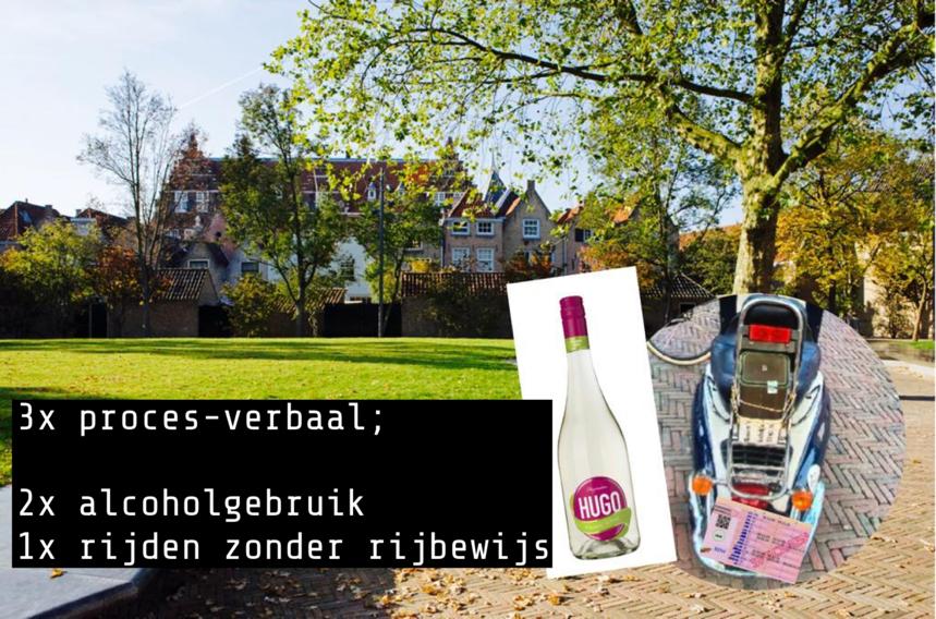 Na meldingen van overlast afgelopen dagen twee korte acties gehouden in de Kloostertuin. 3 bekeuringen uitgeschreven en de groep weggestuurd. Tevens de rommel op laten ruimen.