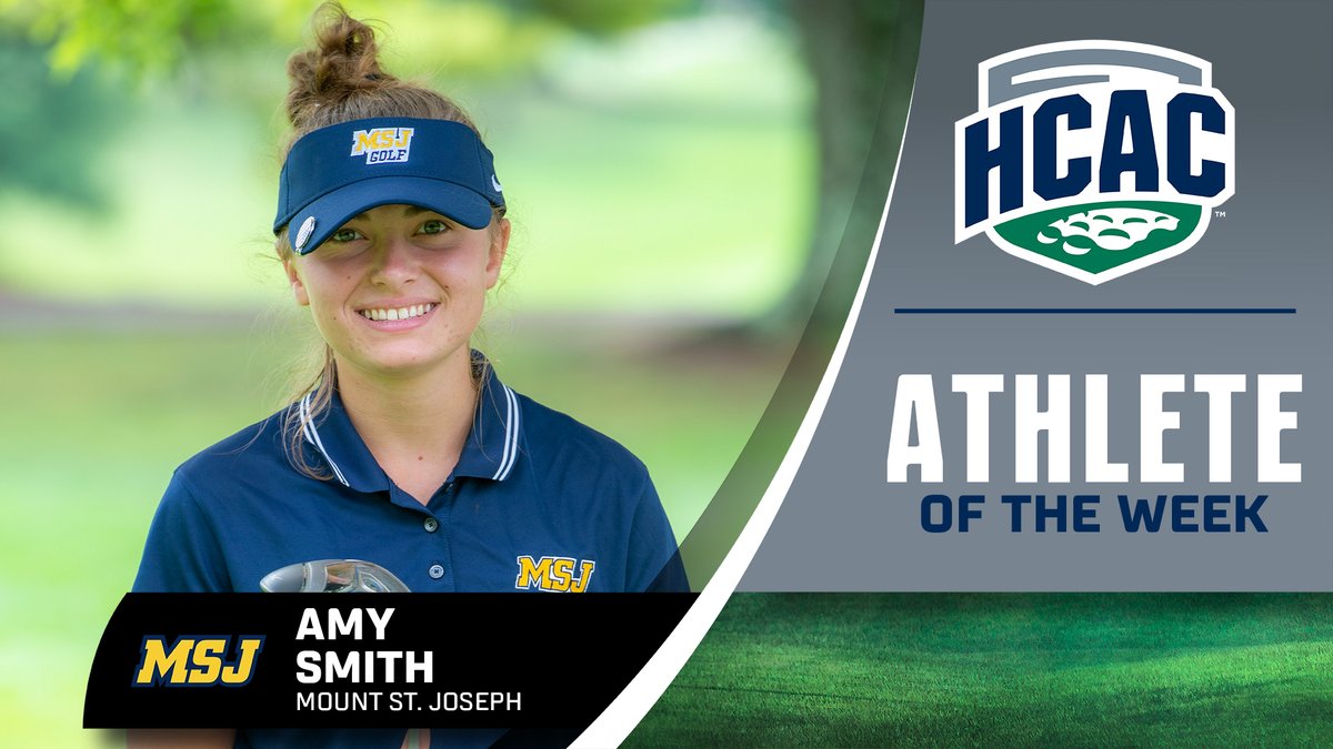 HCACDIII's tweet photo. HCAC Women's Golf | Athlete of the Week

Congrats to the Women's Golf Athlete of the Week:
Amy Smith, @MAJ_Athletics

https://t.co/3M1ZXL2wZu

#TheHeartOfD3 #D3Golf https://t.co/gcAUs2TyAf