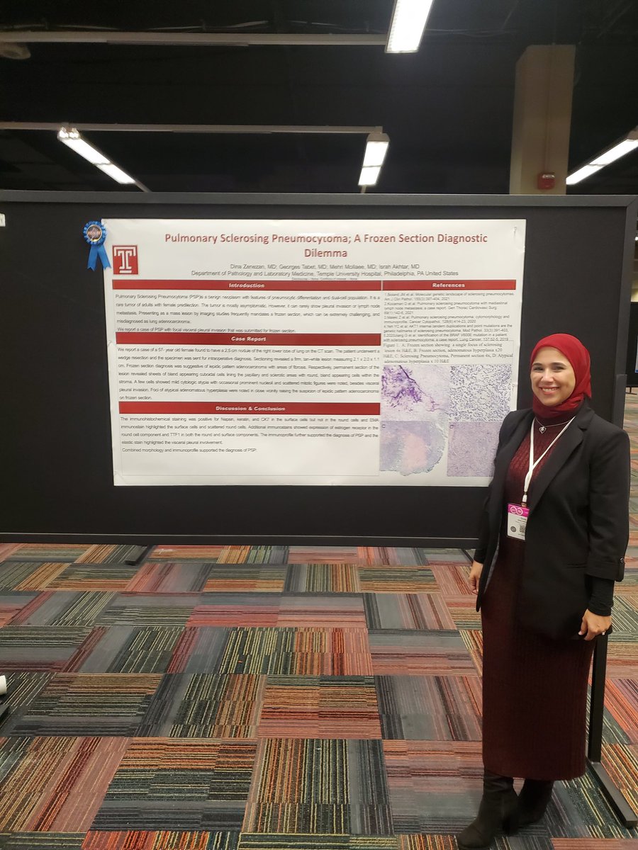 DZenezan's tweet photo. Let's do the ASCP challenge. Picture in the poster hall with the posters #ASCP2022 #ASCP100 #ASCPispy #Templepath https://t.co/JhhfrPlGJ4