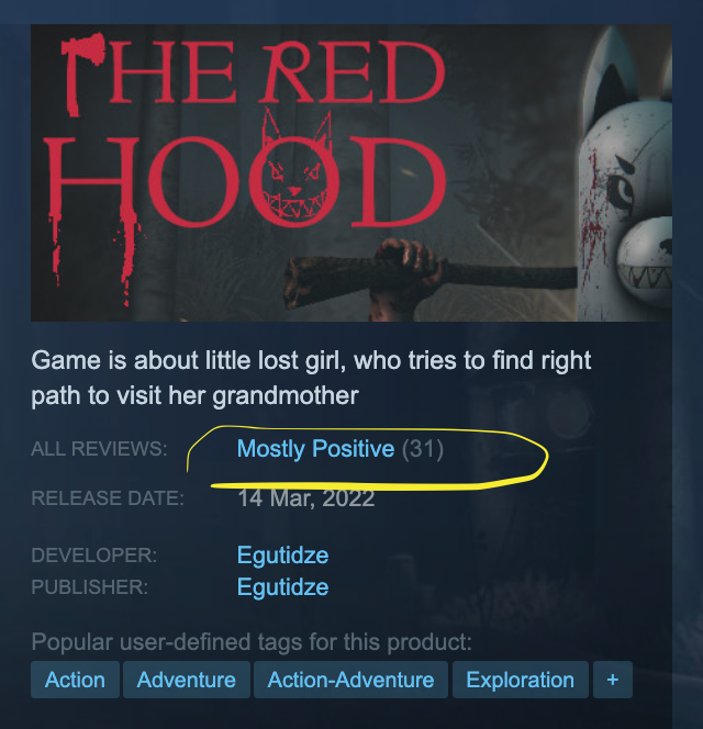 whitedogapps's tweet photo. The Red Hood has all positive reviews 🥳🥳🥳, now game also available on the blockchain store Hashup
🔽https://t.co/kT6Vq21jjh
#indiegame #indiedev #gamedev #madewithbuildbox #buildbox #lowpoly #arcade #plarformer #hardcore #crypto #blockchain #nft #pcgaming #pixelart #blender https://t.co/6jSKJVQw2b