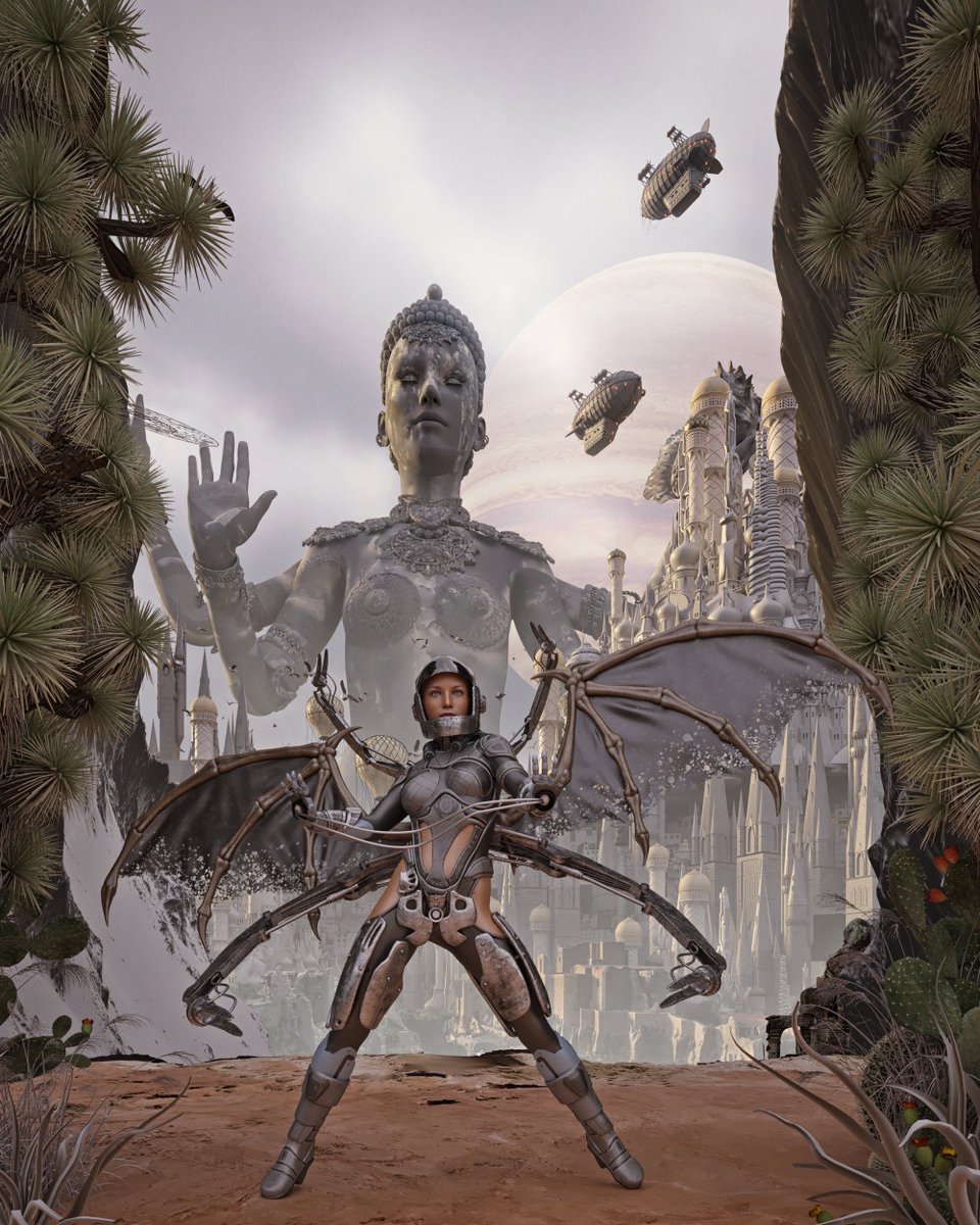 hausbauss's tweet photo. I am honored to announce the acquisition of the Ghostown Buddha.

As one of only seven pieces in the 10k #GalaxyWarriors collection with a singular 1/1 horizon, it is ranked within the top 25 generative warriors. She is a rare beauty.

Willkommen ins das #Hausmuseum. https://t.co/doQDi92WO9