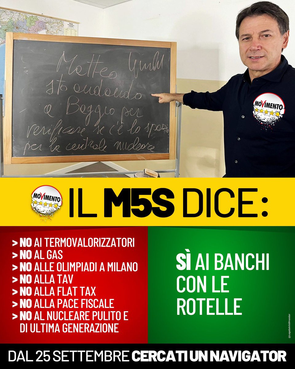 matteosalvinimi's tweet image. No ai termovalorizzatori, no al gas, no alle Olimpiadi a Milano, no alla TAV, no alla Flat Tax, no alla pace fiscale, no al nucleare pulito e sicuro di ultima generazione, nonostante gli oltre 400 reattori nucleari già attivi nel mondo e altri 55 in… (1/2)