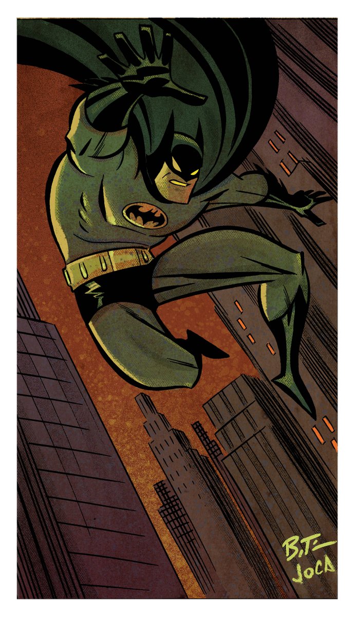 JovanColor's tweet photo. Bruce Timm's Batman
for @ColorJams
flats by @whoisrico
colors by @JovanColor
#TheBatman #BatmanCapedCrusader #BTAS #BatmanTheAnimatedSeries #ColorJams #ColoristJam #ColorJam https://t.co/m93qtjksJc