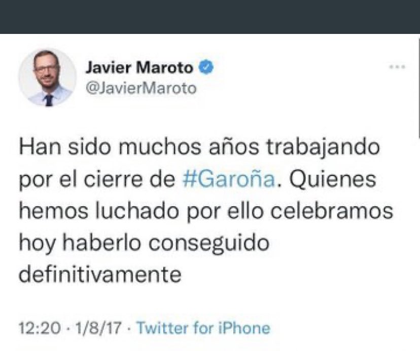 garciaretegui's tweet photo. Acláranoslo @JavierMaroto Hace 5 años alardeabas de haber conseguido cerrar la nuclear de Garoña y ahora apoyas entusiasmado abrir nuevas nucleares. Dónde las pondrías: en Madrid, en #RMu ?? Se lo has explicado a @NunezFeijoo ?? https://t.co/XKNTIriZHn