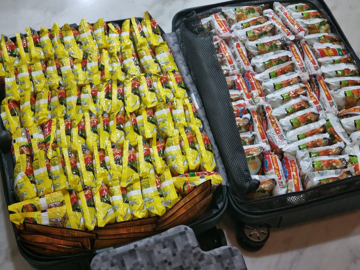 Y’all my friend really said Indomie smuggling ring LMAOO