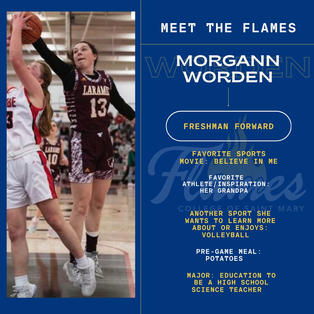 It’s time to meet your 2022-2023 Flames! You can also follow along with this season’s journey on our Instagram (csm_wbb).

We’re thrilled to have Morgann join the squad and can’t wait to see all that she accomplishes this year!

Check in each day to meet a new flame! #nextstep🔥