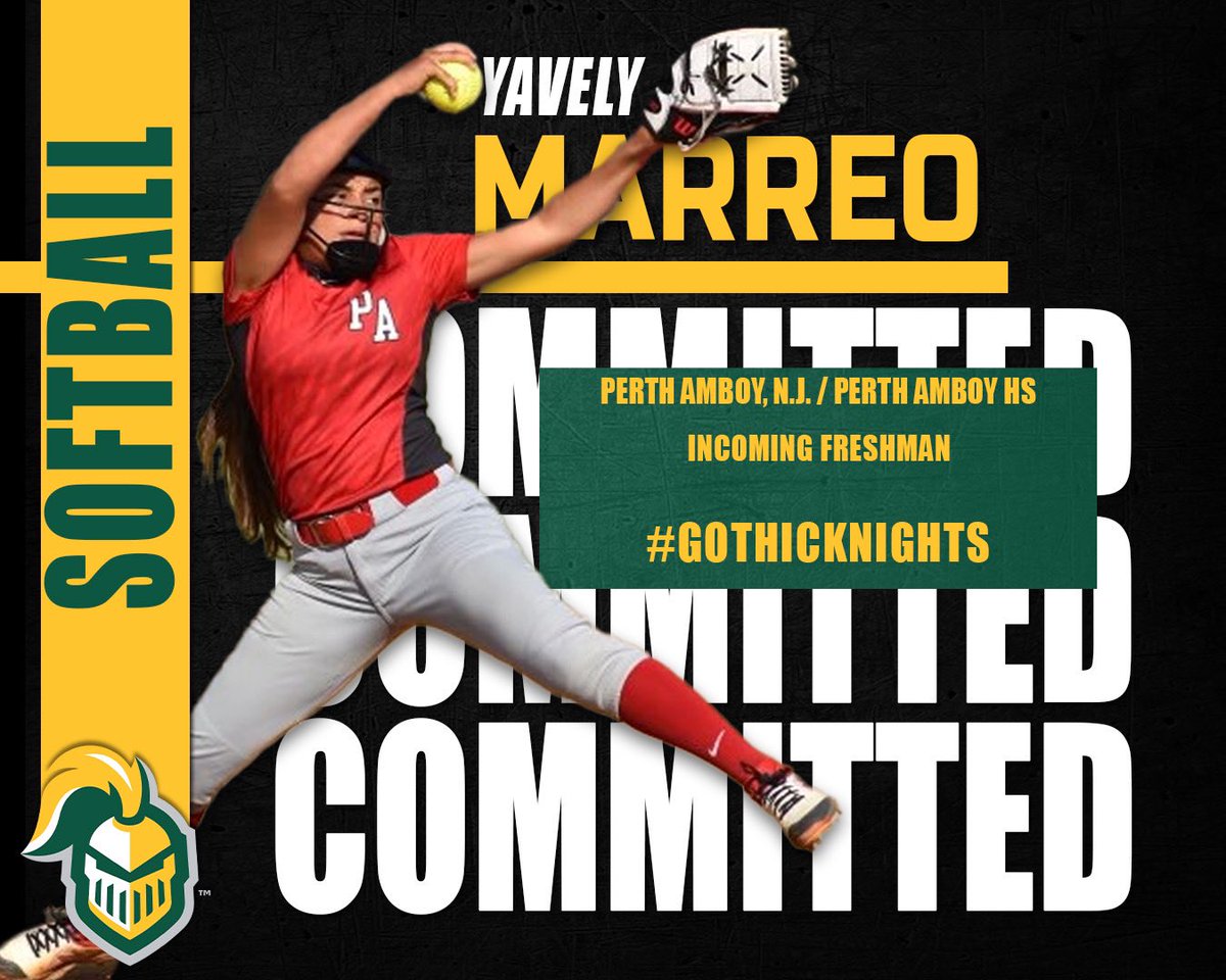 🔰🚨 Tuning in on this Tuesday lets welcome another new Gothic Knight! FA 22 commit, Freshman, Yavely Marrero! 🔰🚨#njcusb #njcusoftball #njcuathletics #gothicknights
