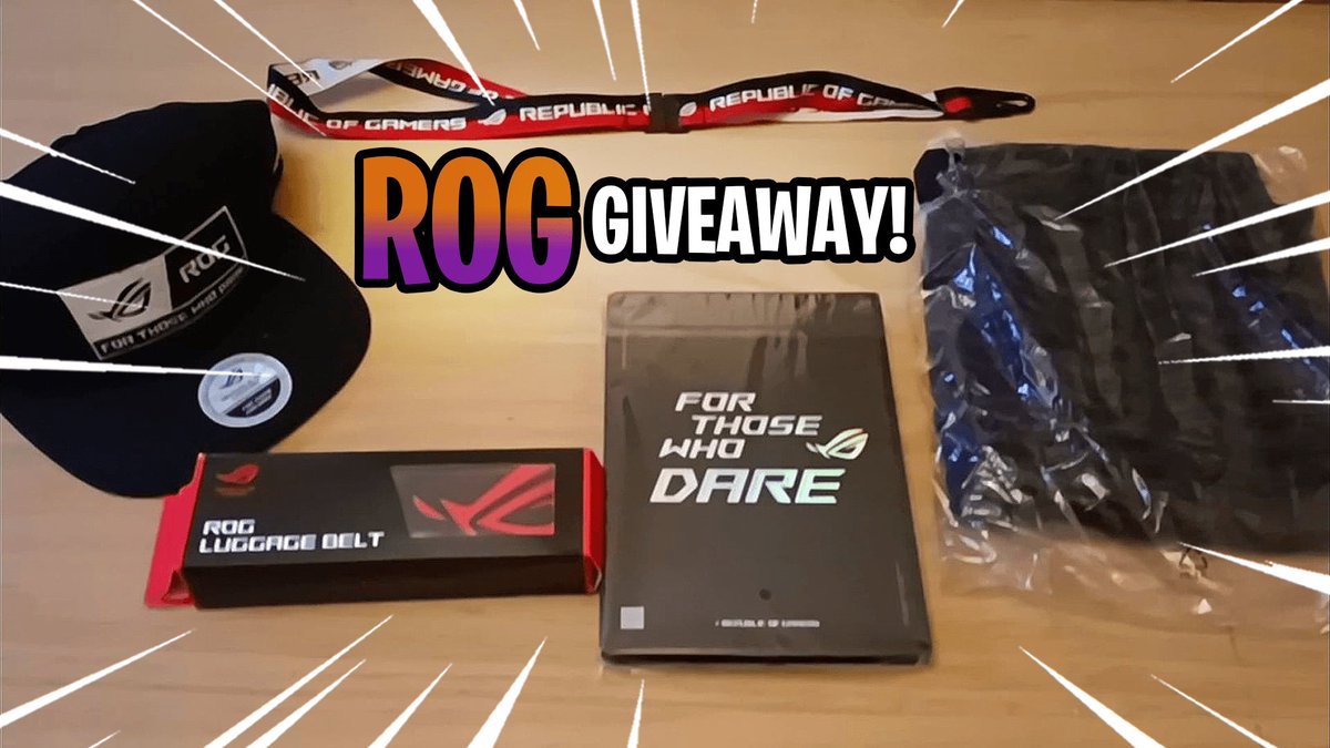 FluXHoundFB's tweet image. someone say Swagg?
Courtesy of @ASUS_ROGUK and the #ROGPantheon, you've got a giveaway

All you have to do to be entered is:
1⃣Retweet this post
2⃣Like this post
3⃣Comment what your favourite ROG product is below!

Winner drawn 13.9.22 (UK/N.Ireland only!
#ForThoseWhoDare