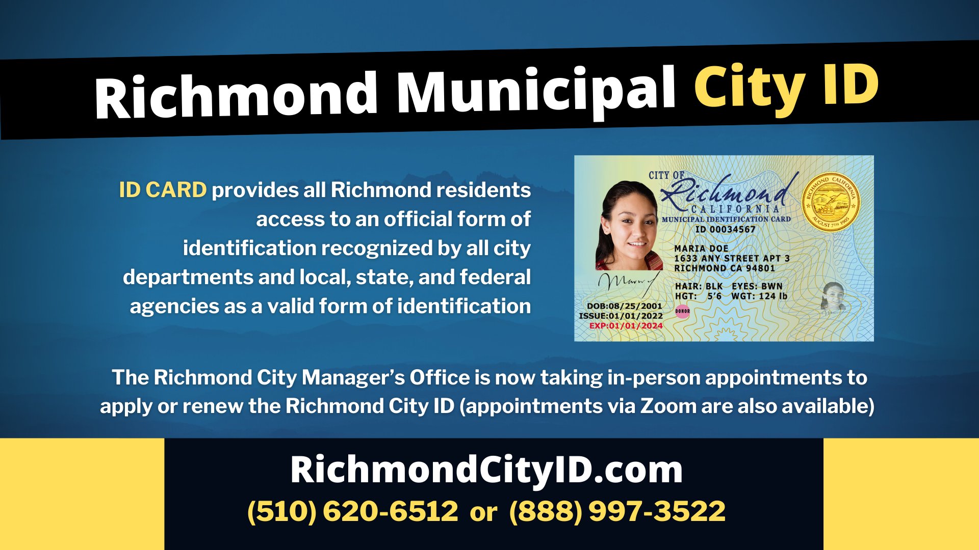 Municipal Id Card California