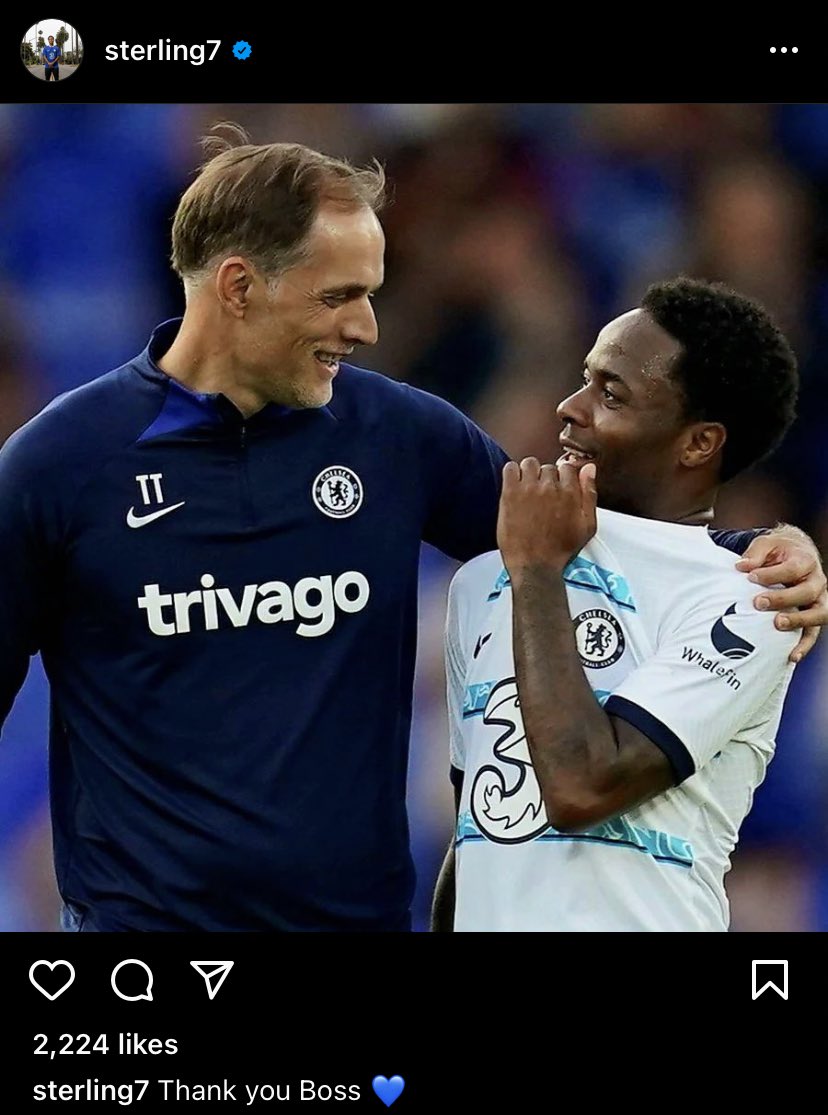 CFCPys's tweet photo. Raheem Sterling is next to send a message to Thomas Tuchel. #CFC https://t.co/c0SwfG4tQH