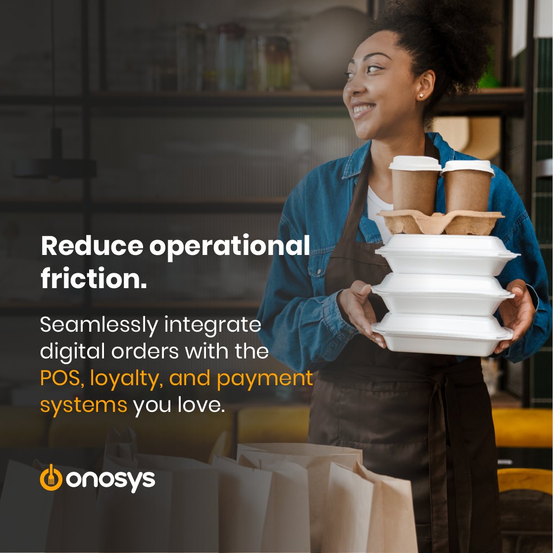 Onosys helps #QSR, casual dining, and convenience #restaurants around the globe operate better. Choose an #onlineordering system that seamlessly integrates with the #POS, #loyalty, and #payment systems you depend on. Learn more: onosys.com