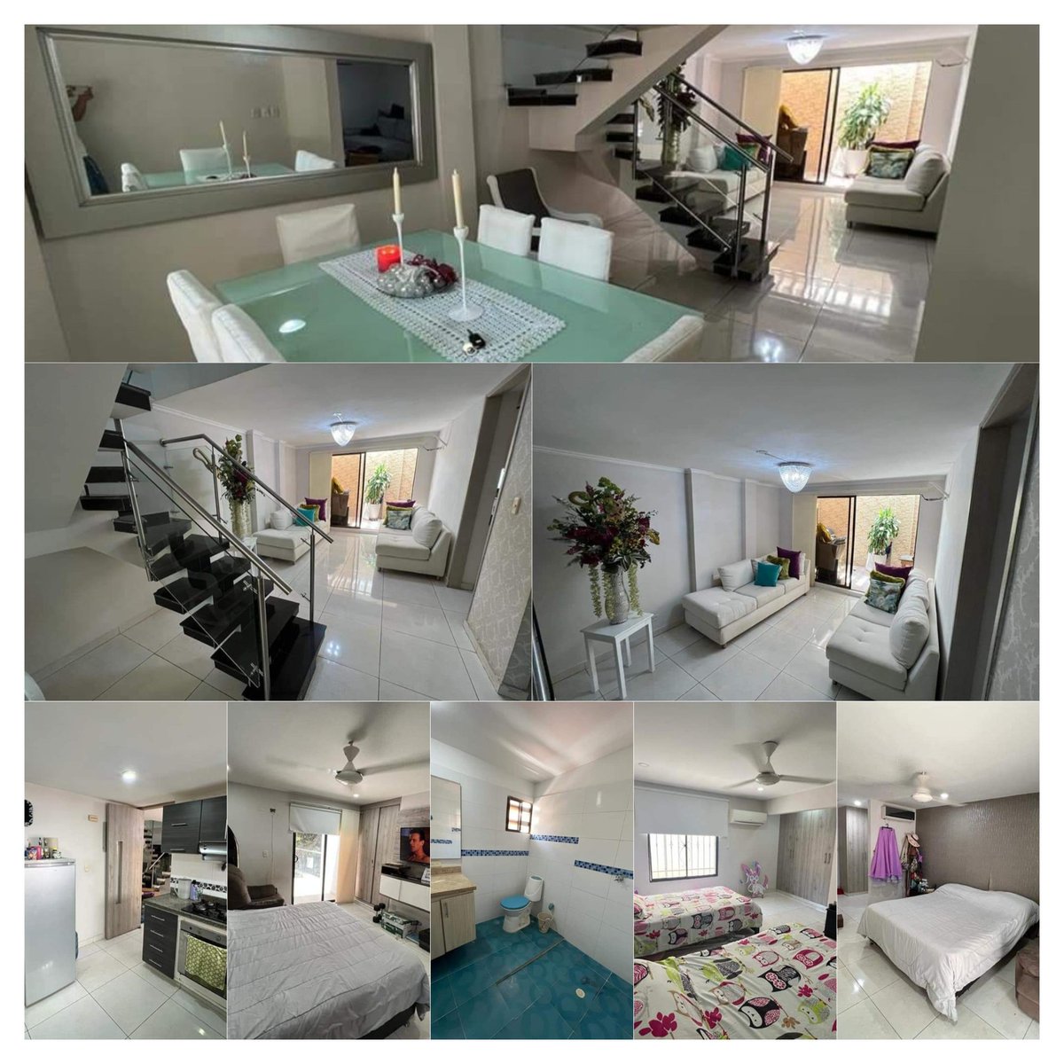 SolmaSaumeth's tweet photo. Venta Casa en Conjunto cerrado en Santa Marta, confortable, perfecto estado.  Sala comedor, estudio, baño social 3 habitaciones 2 baños cocina integral 1 parqueadero 2 patios, terrazas. Parque infantil garita celaduría
Area: 130 M2 Estrato: 4
Valor: $370.000.000
Cita: 3053373066. https://t.co/4ypUJgR8Po