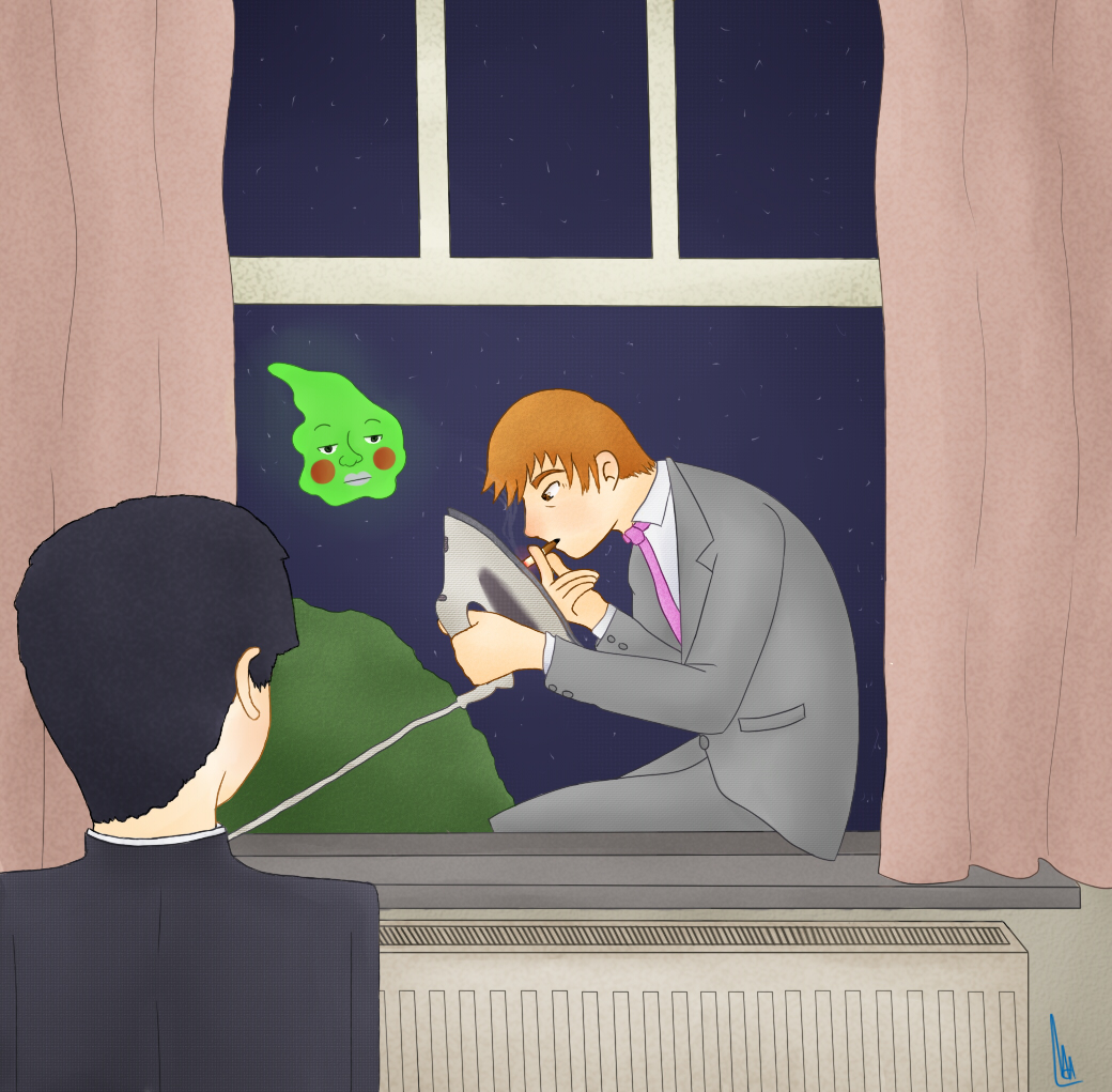 I think it's time to post this old drawing here
#reigenarataka #mobpsycho100 #mp100