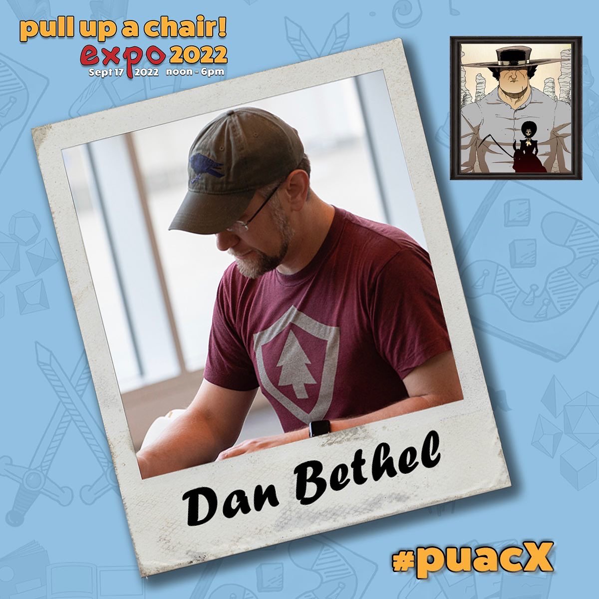 Time2Tabletop's tweet photo. September 17th from noon-6pm
…
Get GA tickets today for half off using code DAN50
…
Link in bio
.
.
.
#longjohncomic #artist #community #comics #creative #localbusiness #sacramento #author #games #boardgames #rpg #dnd #comicbooks #indieartist #pullupachair https://t.co/ClUZ9gYcRd