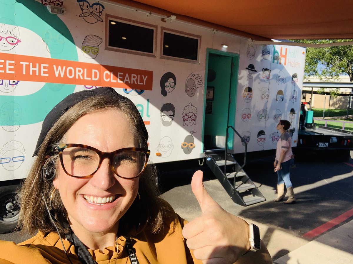 principalHowry's tweet photo. Shout out to Half Helen helping students at EES to see the world clearly! Vision screening happening today. #halfhelen #elginisd #elginelementaryschool #OTOTOF https://t.co/YnvwGLliQB