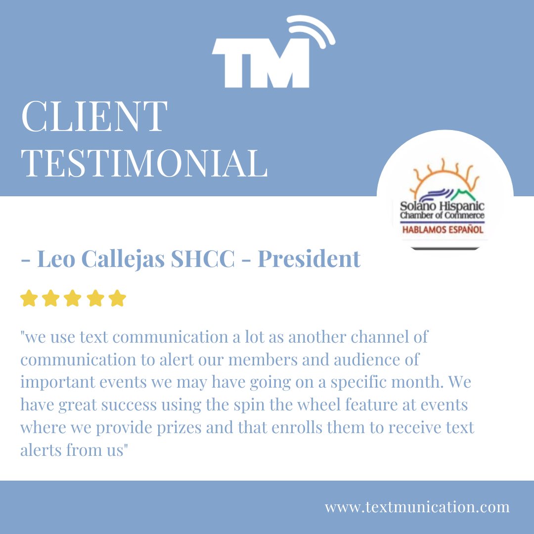 Textmunication's tweet photo. We love it when our clients praise us!😍
#Testimonials
#smsmarketing #bulksmsapp #testimonials #happyclients #midweekpositivity #textmessagemarketing https://t.co/mCtPKPWwZy