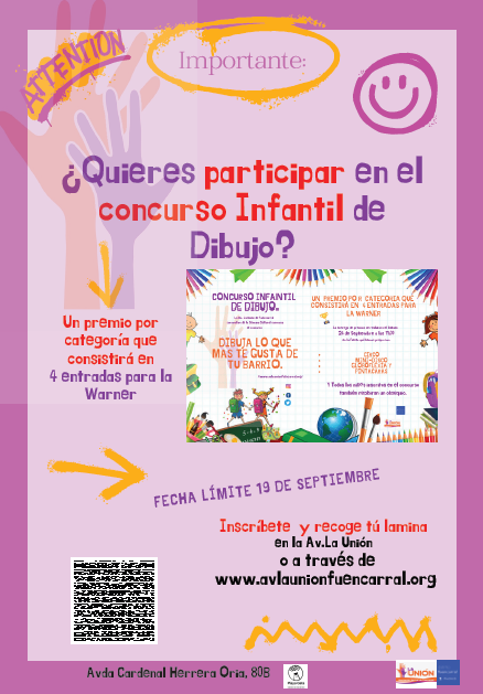 En la #SemanaCultural2022 convocamos "Concurso Infantil de Dibujo".
Consulta en este enlace como participar
drive.google.com/file/d/1bM8uDM…